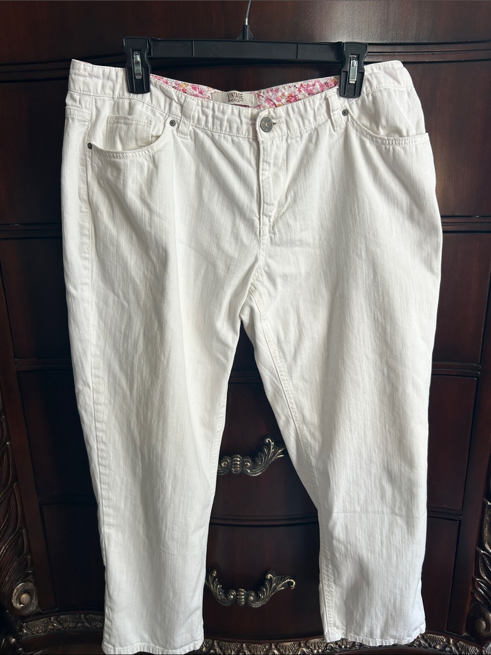 Classic Women’s  White Cotton Pants